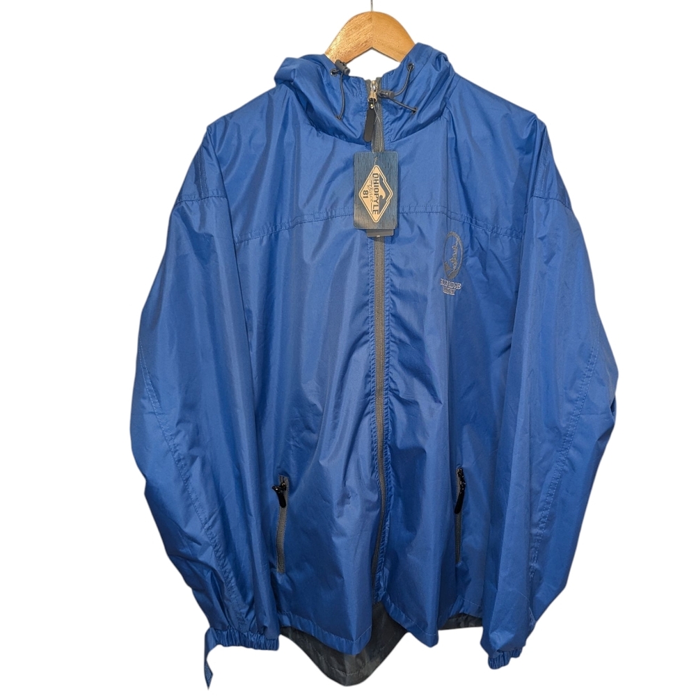 Ohiopyle Blue Ridge Parkway Hooded Windbreaker Jacket Size XL